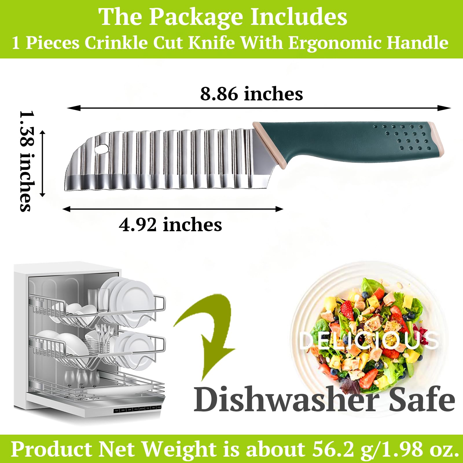 Compact storage with hanging hole feature