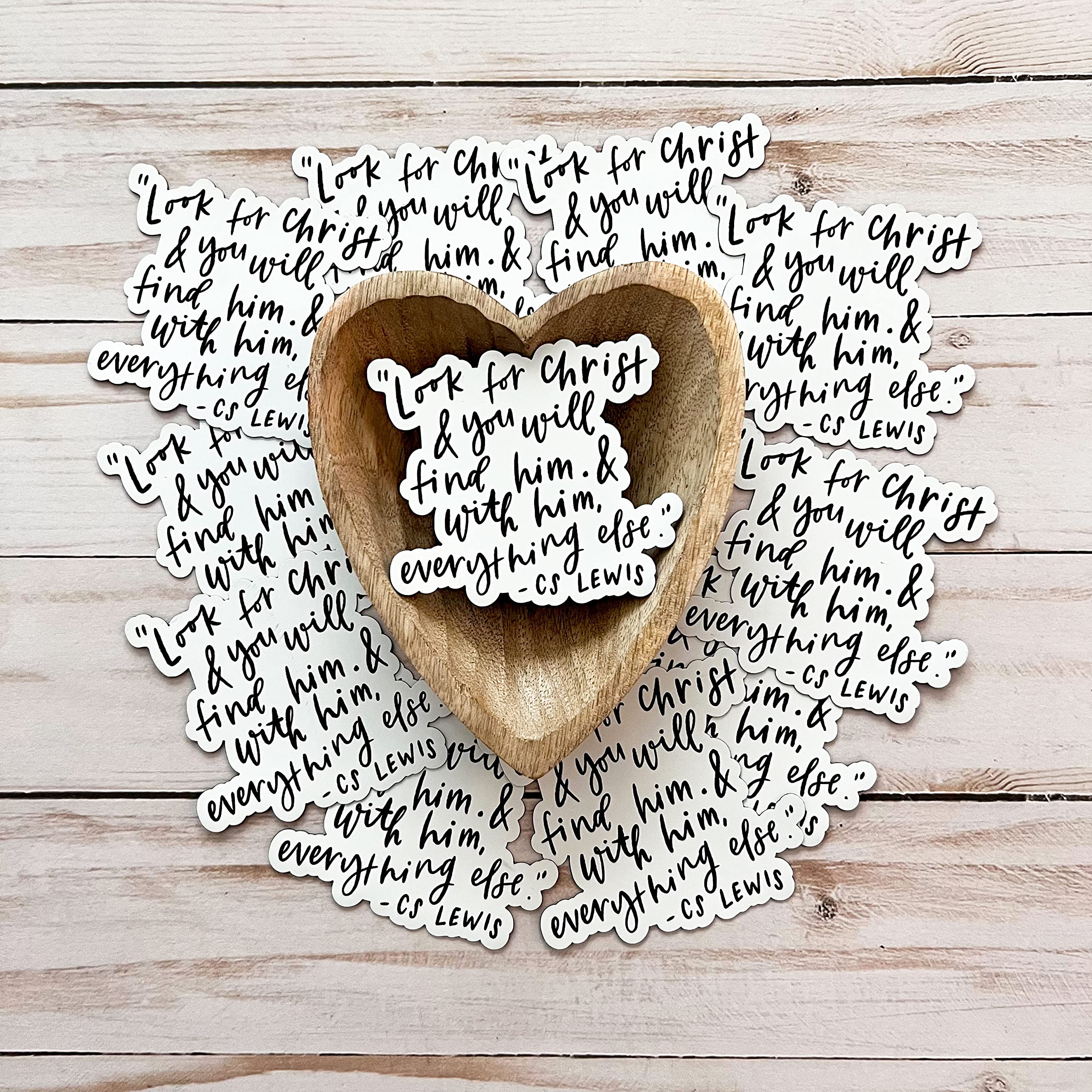 Bible verse magnet for metal surfaces