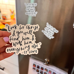 CS Lewis quote magnet by Swaygirls