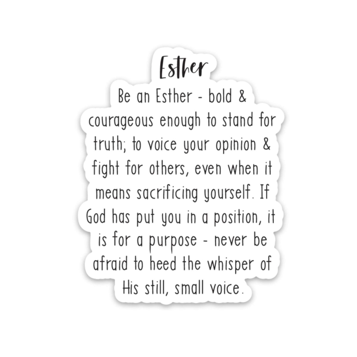 Swaygirls Esther refrigerator magnet faith based design