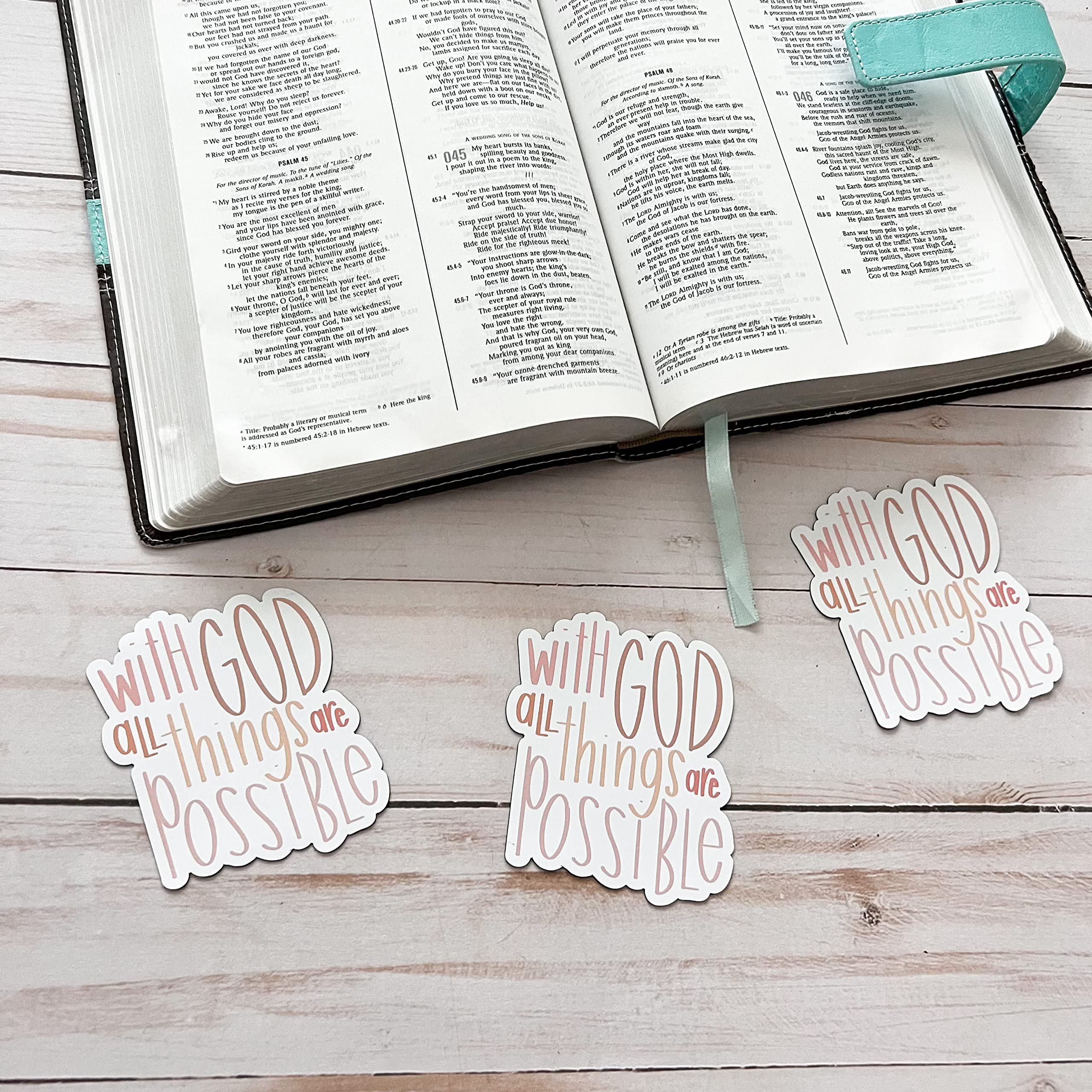 Fridge locker magnet with faith based Bible quotes