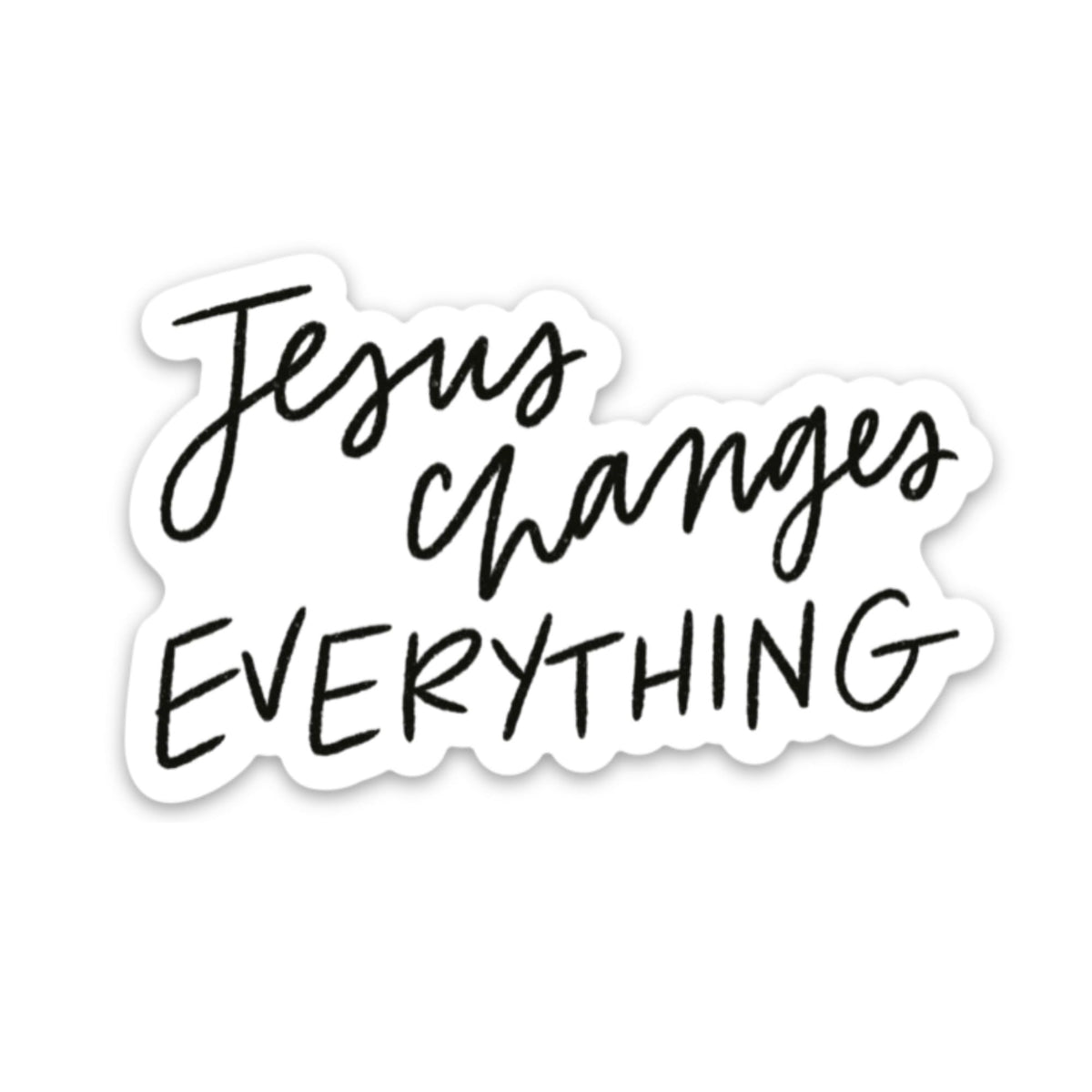 Swaygirls Jesus changes everything fridge magnet 3x1.89 inches