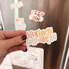 Removable waterproof die-cut magnet suitable for fridge