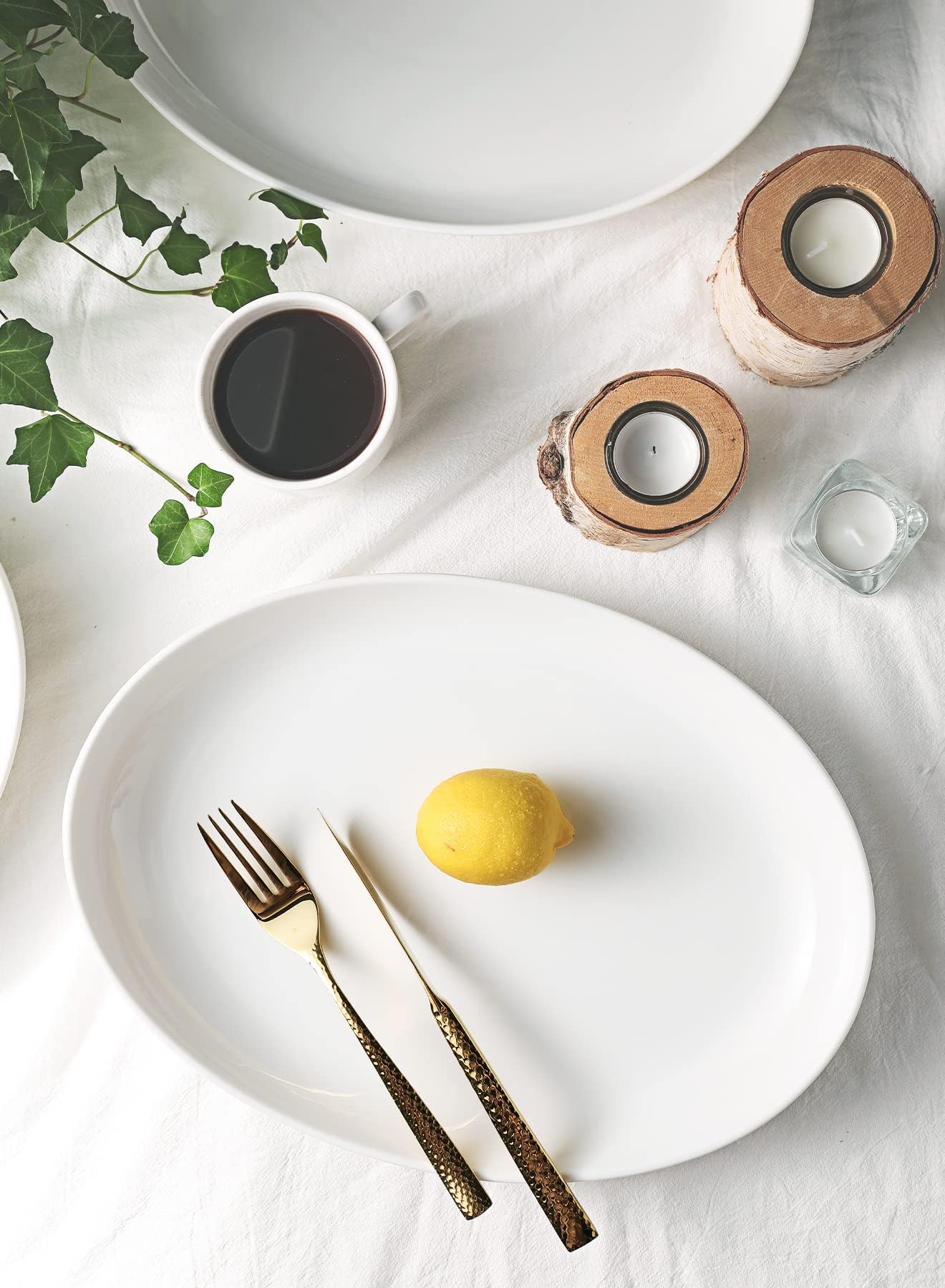 Dishwasher safe Sweese oval platters 14.5 inch