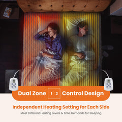 Sweetcrispy heated mattress pad 12 heat settings