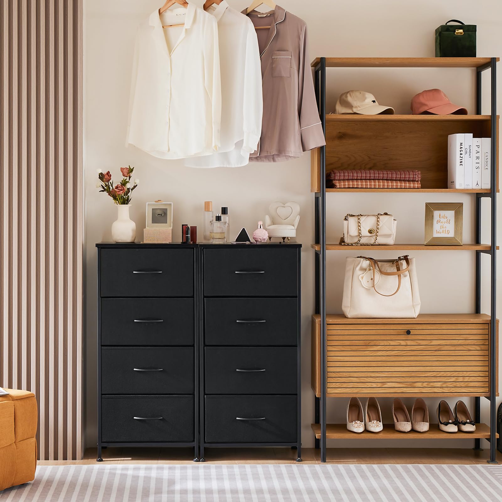 Easy-assemble nightstand with included tools