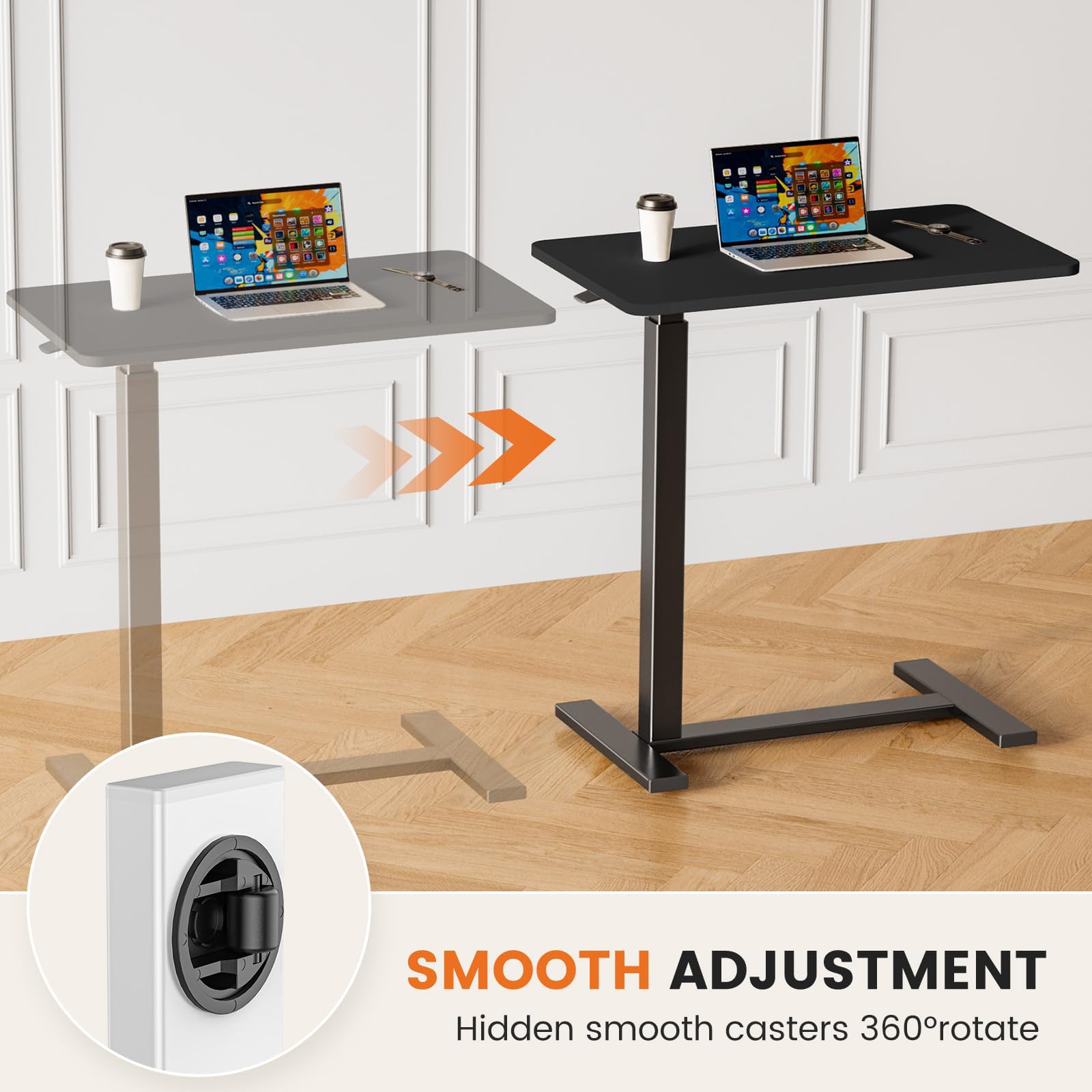 Sweetcrispy Overbed Table compact design for small spaces