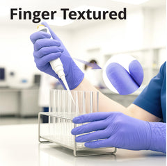 SwiftGrip 3mil nitrile gloves medium size packaging image