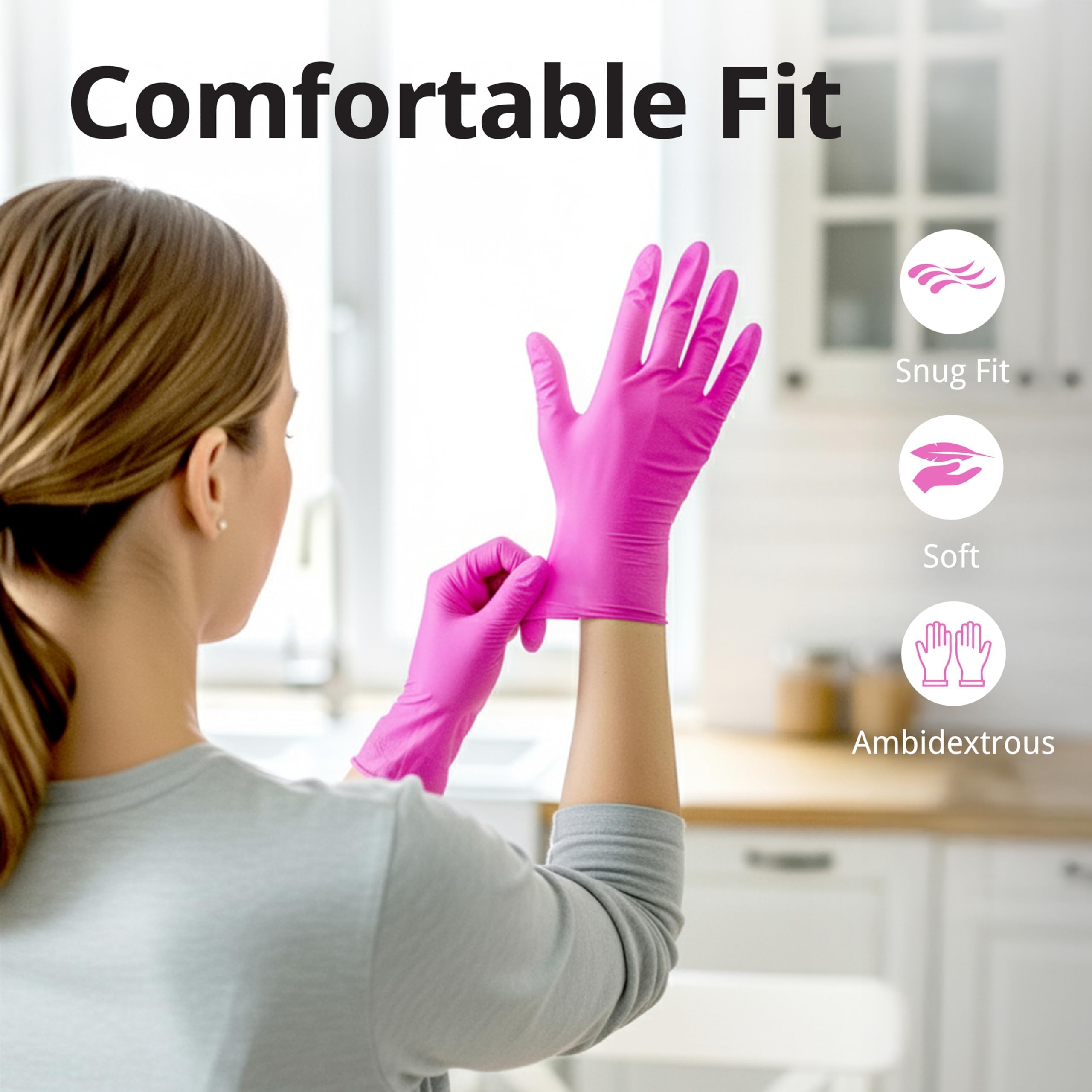 Latex-free nitrile gloves by SwiftGrip
