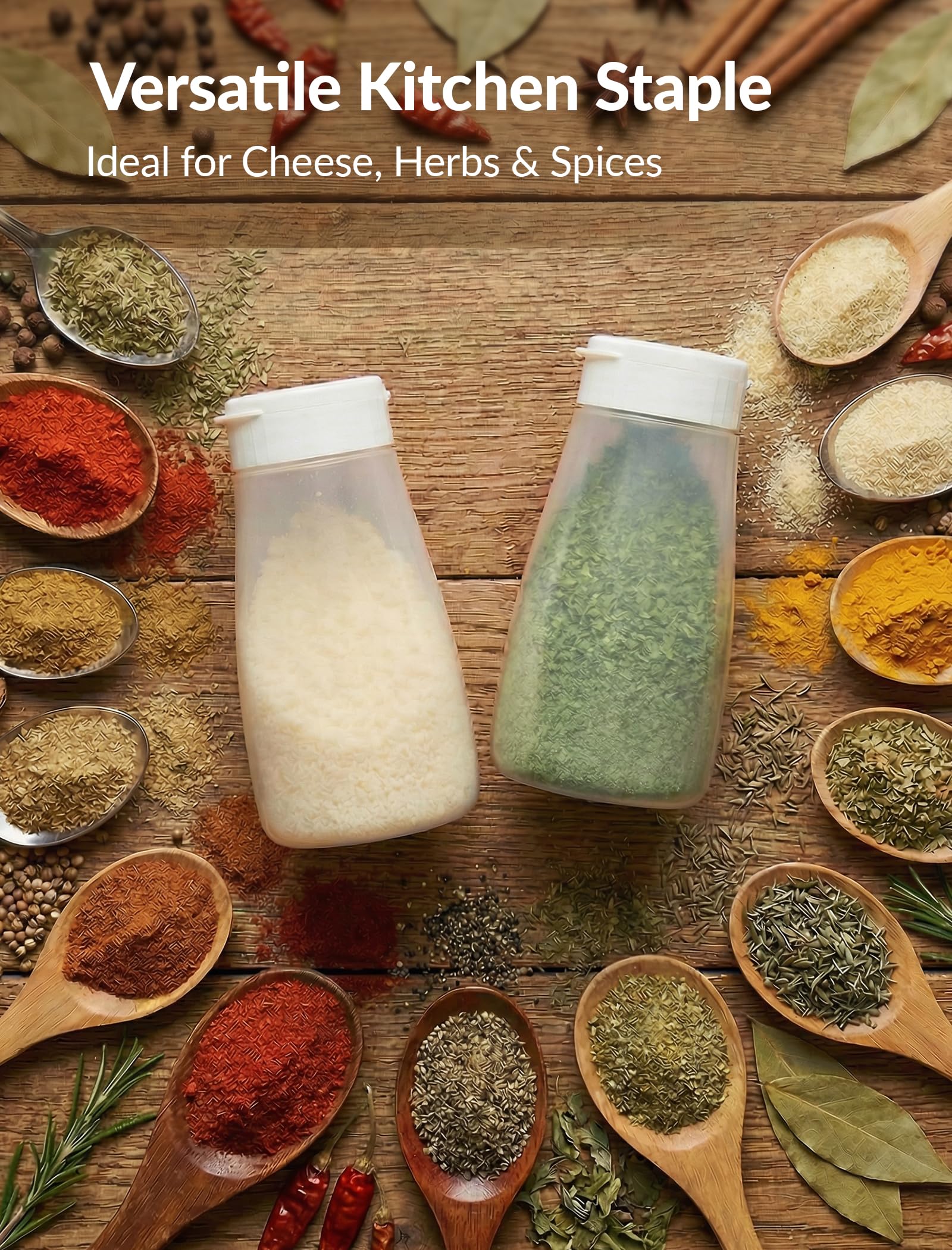 Swirl grip design spice jar NiHome