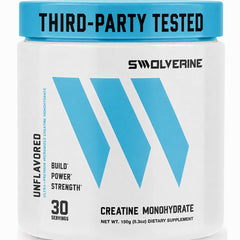 Swolverine Creatine Monohydrate Powder bottle label