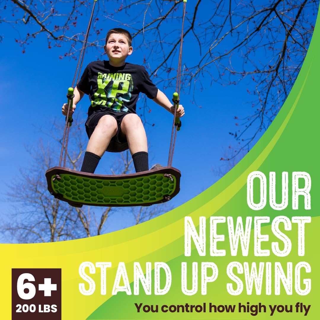 Swurfer Element Stand-Up Swing weather resistant design