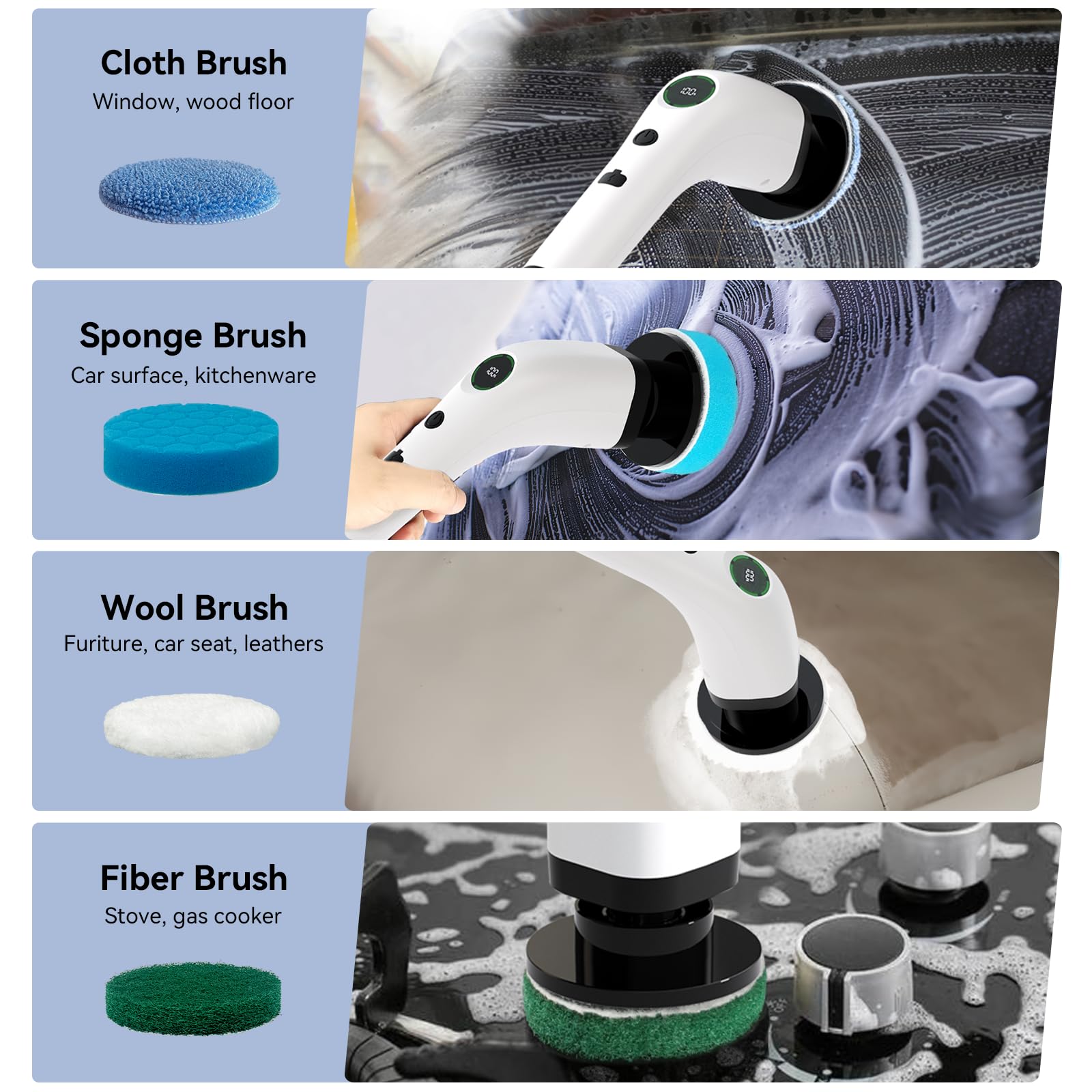 Swyprrix cordless cleaning brush side angle