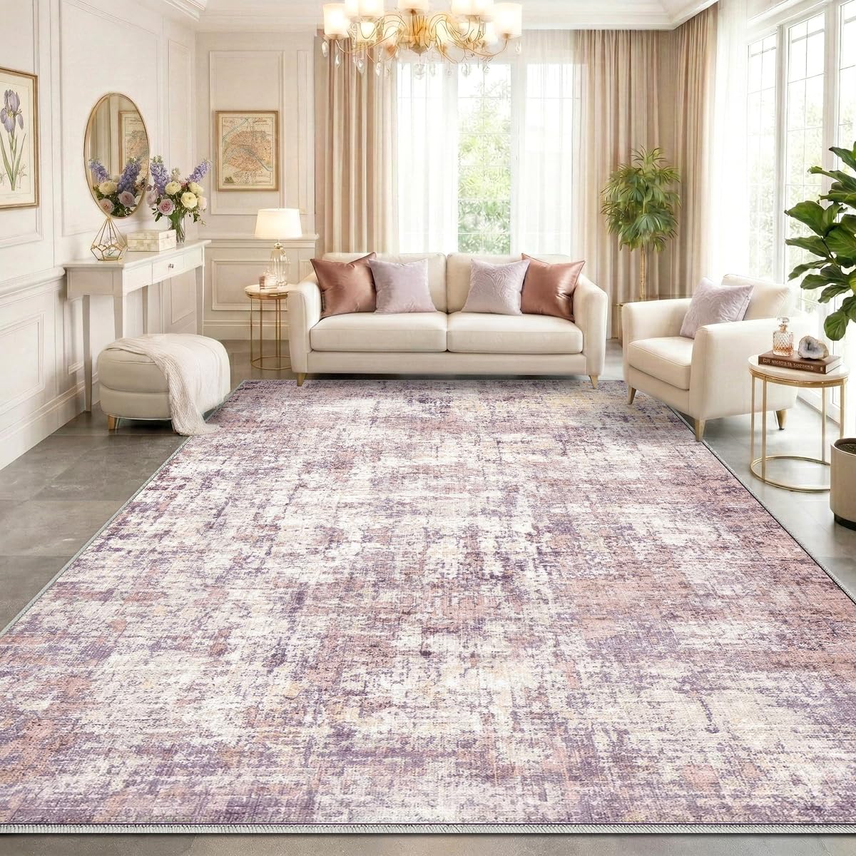 Machine washable rug from Syrlfar ready for air dry