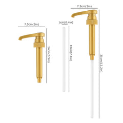 Torani DaVinci compatible syrup pump with cap