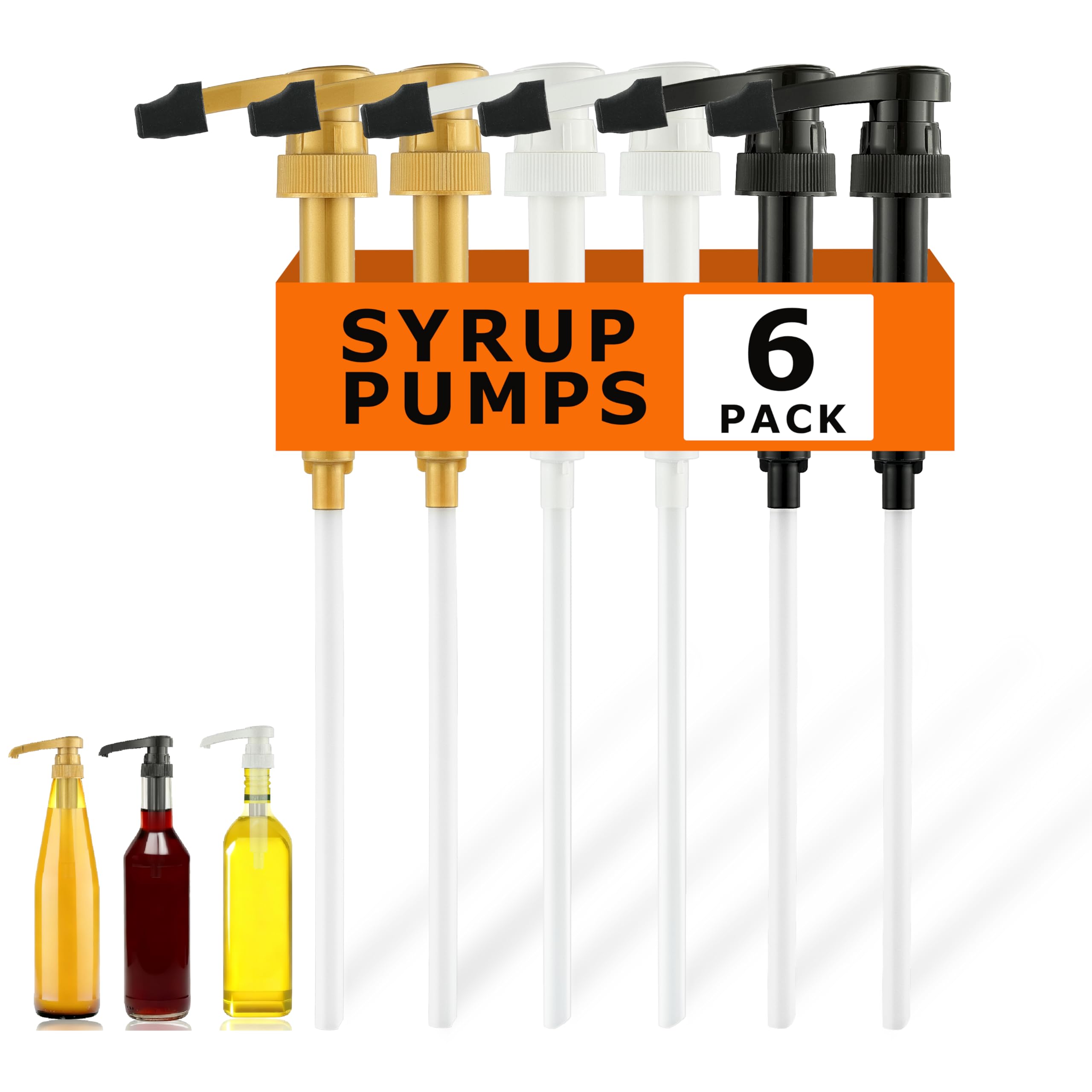 Syrup Pump Dispenser cap for 25.4 oz bottles