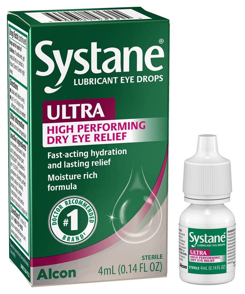 Systane Ultra Lubricating Eye Drops 0.14 oz bottle