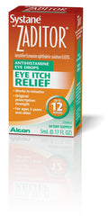 Not for contact lenses remove before use Zaditor Systane