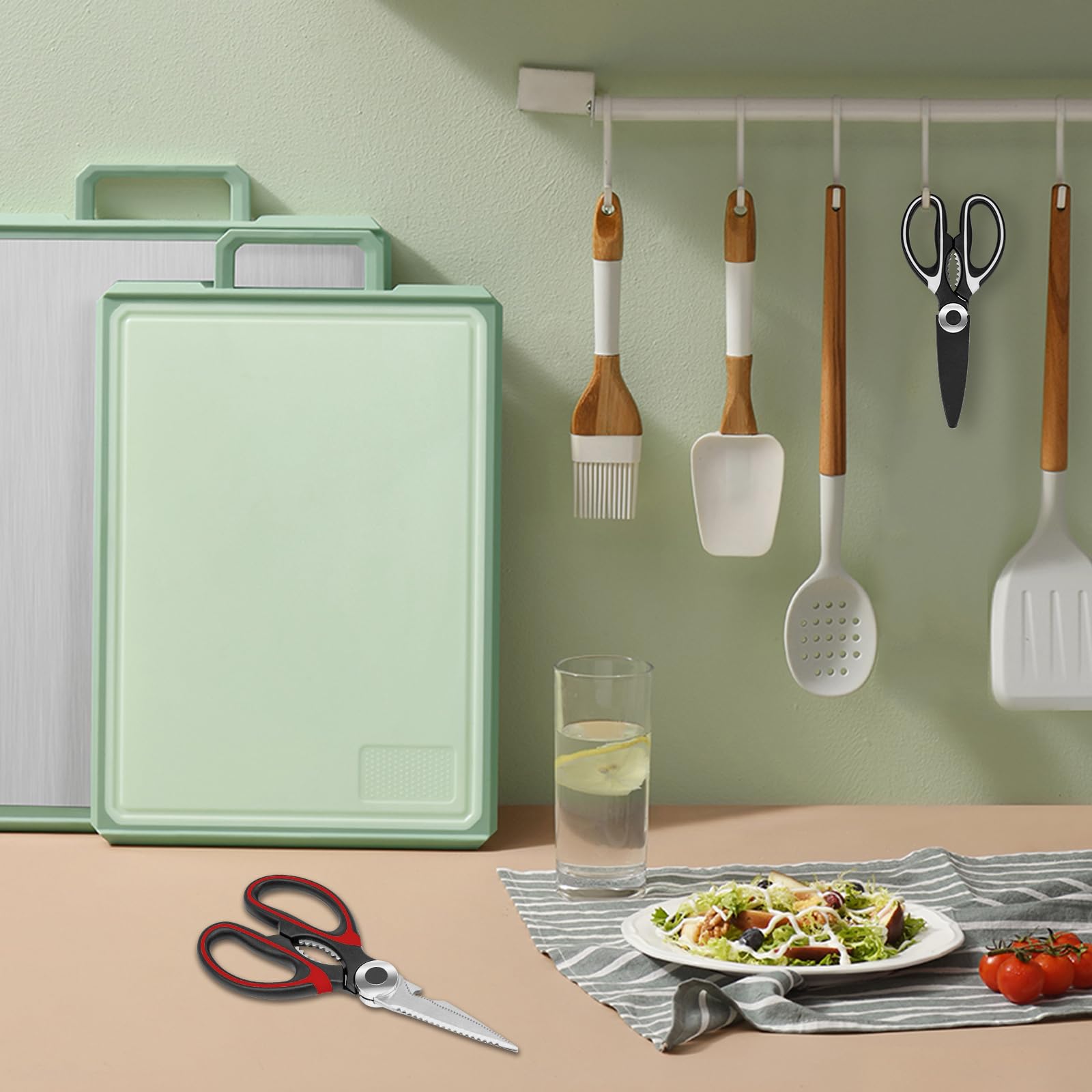 Durable SZHLUX kitchen scissors for versatile food prep