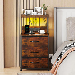 szlhanjz nightstands led lighting with 20 colors and dynamic modes
