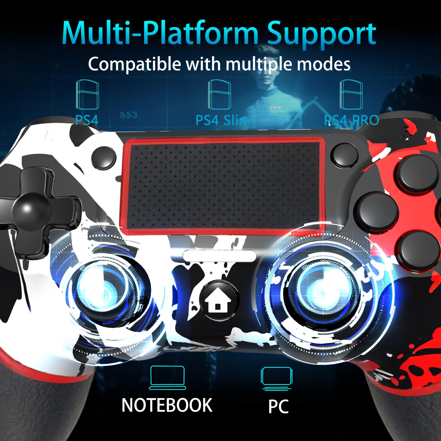 USB charging compatible SZYUYU PS4 wireless controller