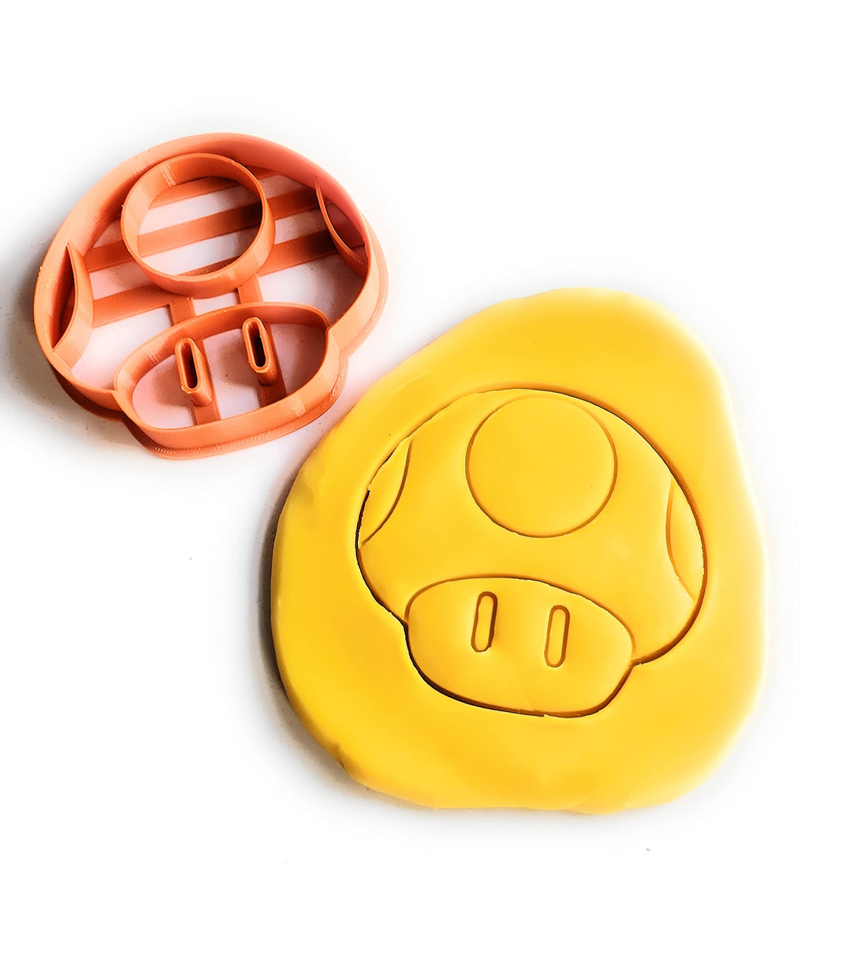 T3D Mario Bros Toad Head Cookie Cutter green