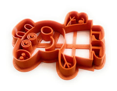 Pepa Pig cookie cutter size 3.54 x 2.91 inches