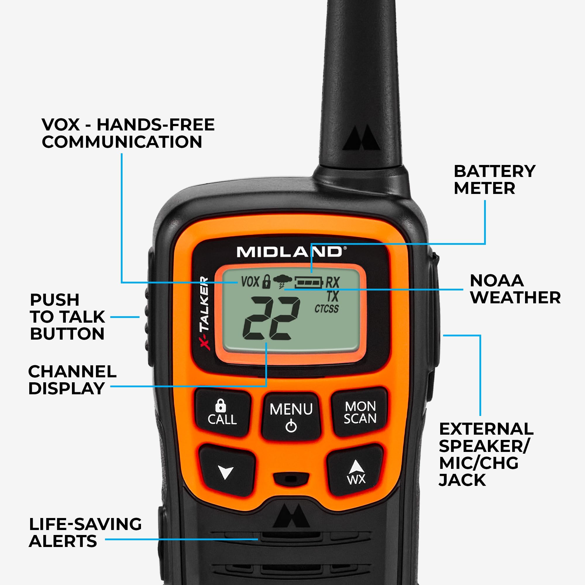 T51VP3 Midland X-Talker FRS walkie