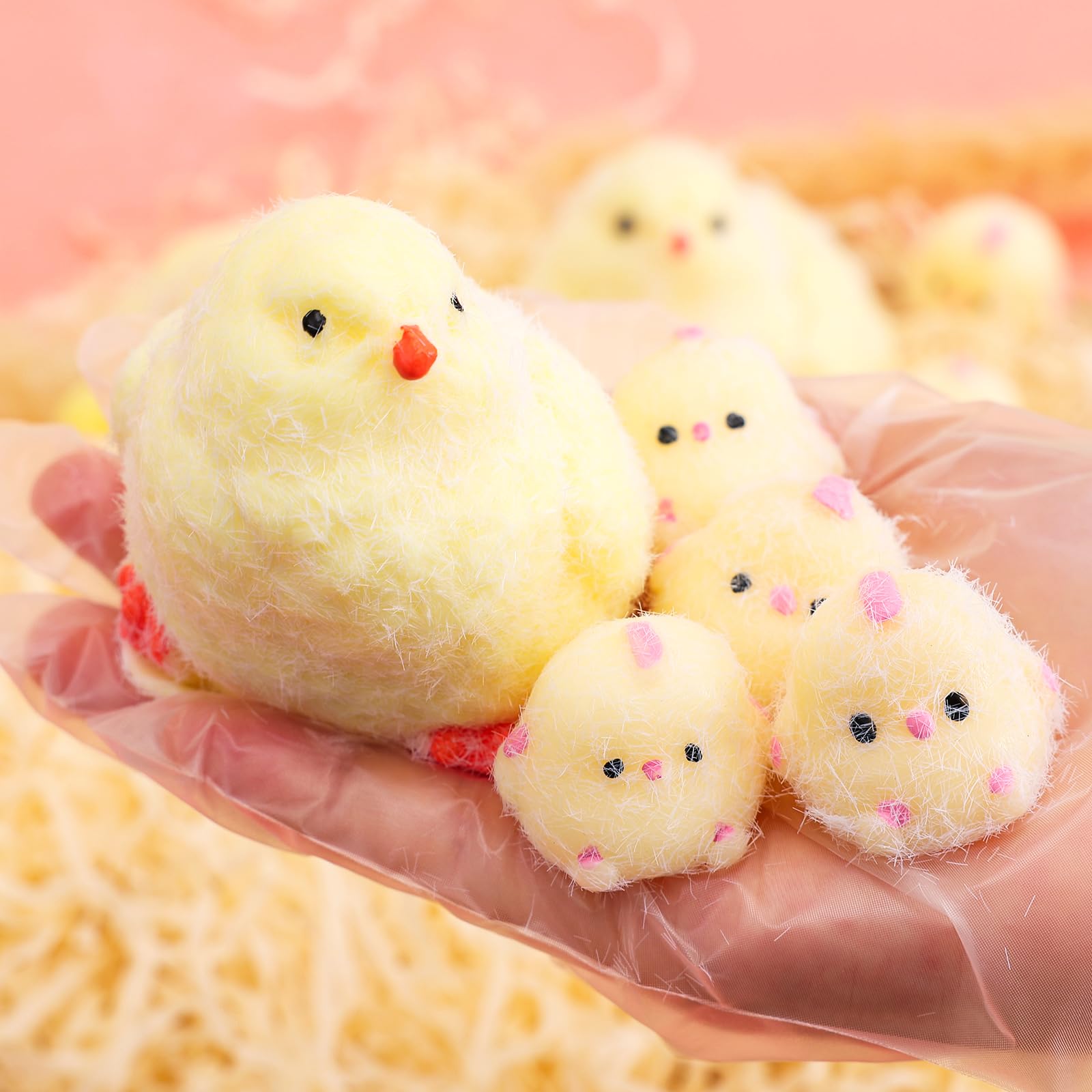 3.15 inch chick squishy fidget close up