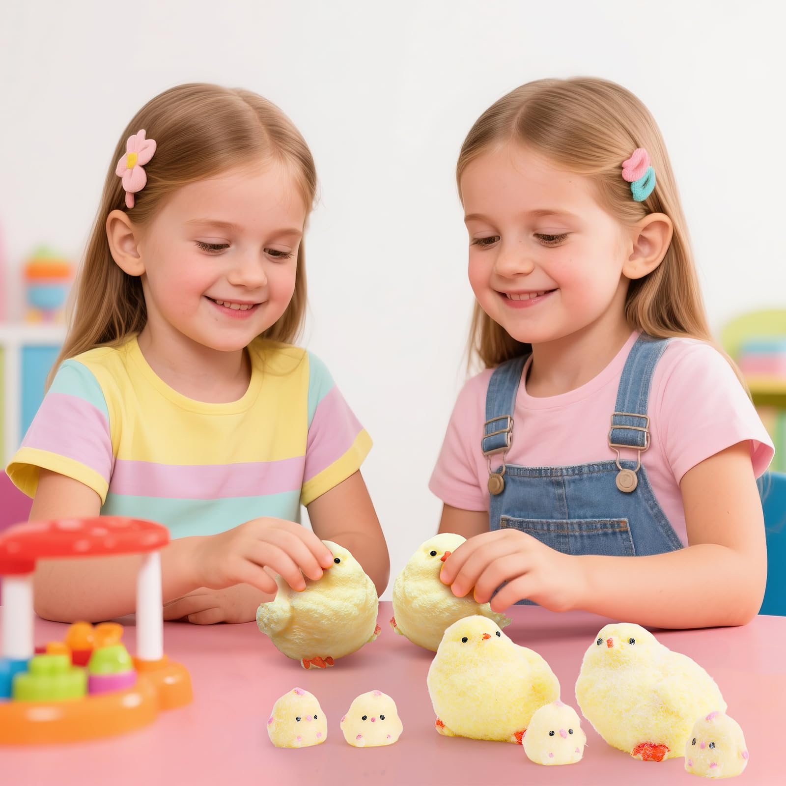 Handheld 3.15 inch taba squishy chick toy