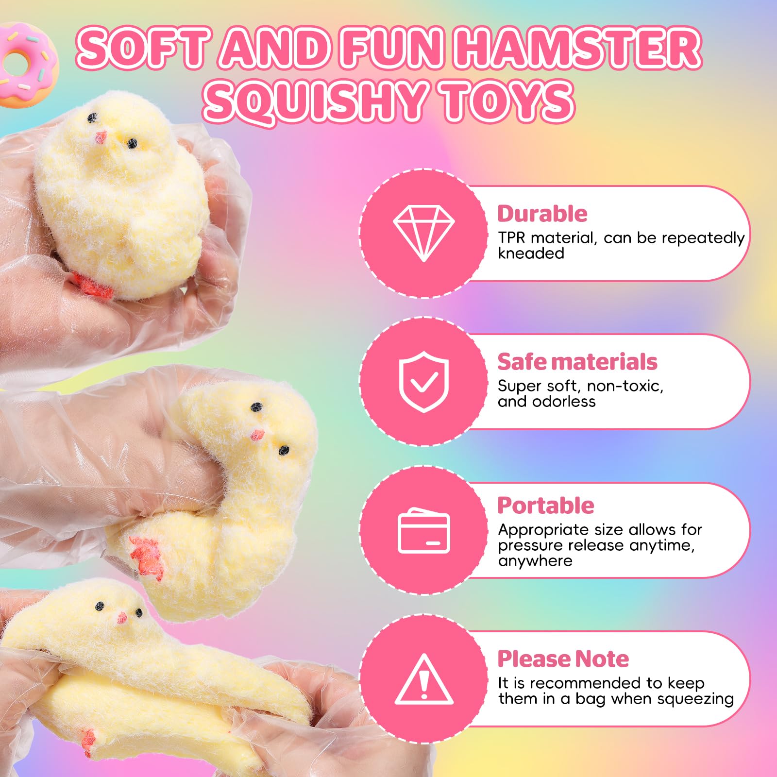 Soft non-toxic TPR squishy toy stress relief