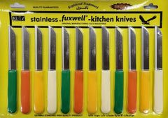 Tabakh by Fuxwell Multi Purpose Kitchen Knife Set pack of 12 knives with stainless steel blades