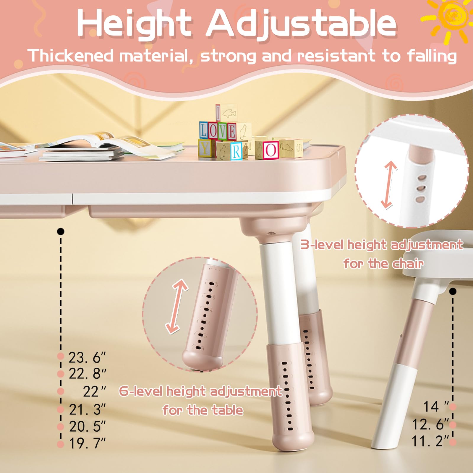 chairs support up to 220 pounds each