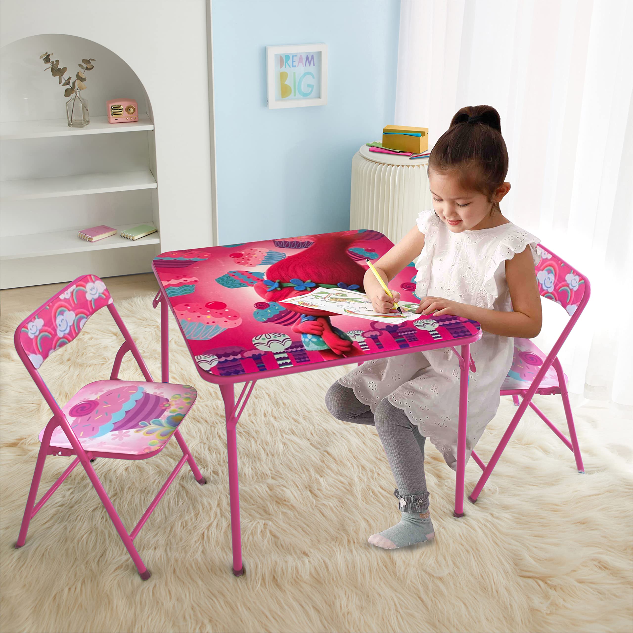 Idea Nuova Trolls toddler furniture arrangement