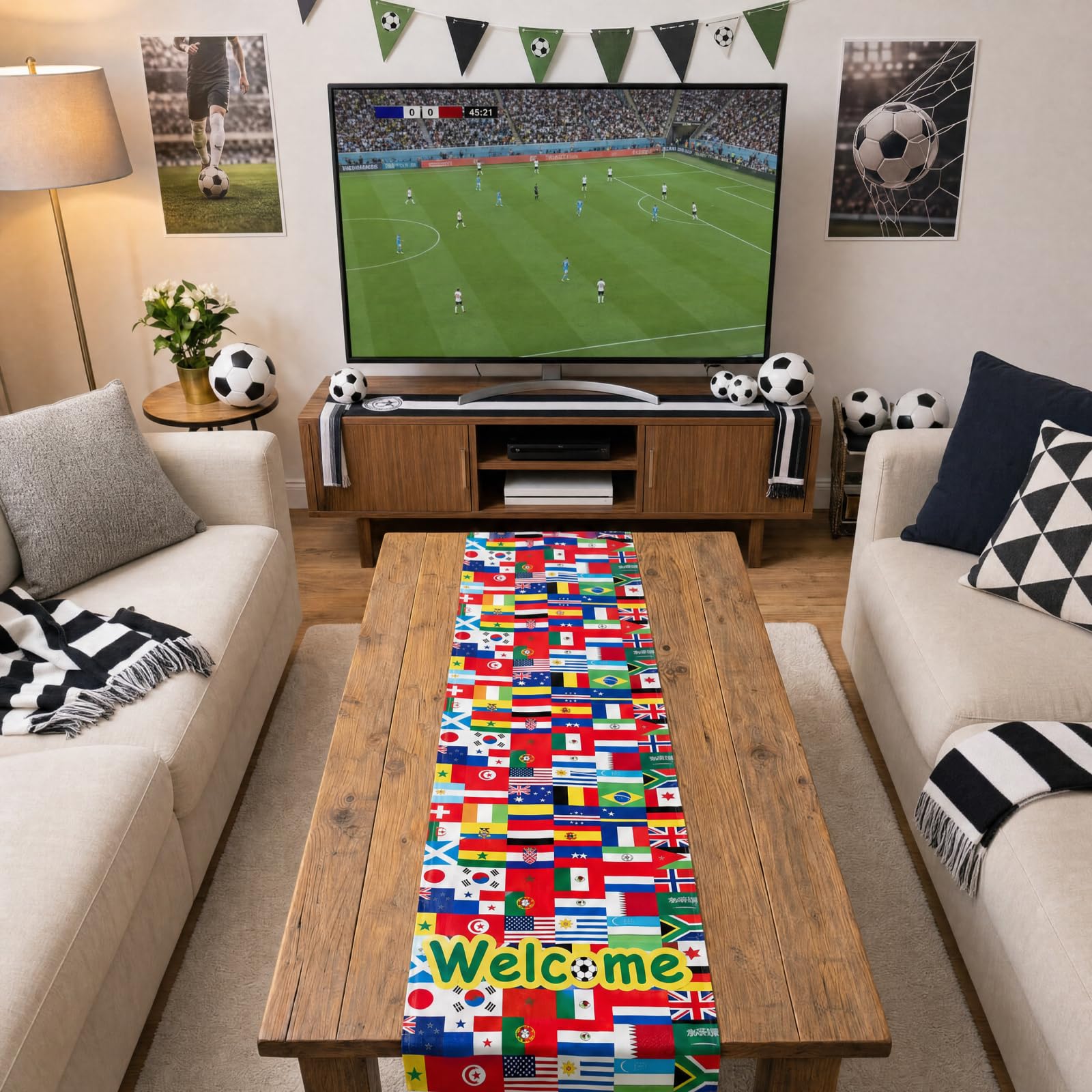 table runner 33x180 cm size