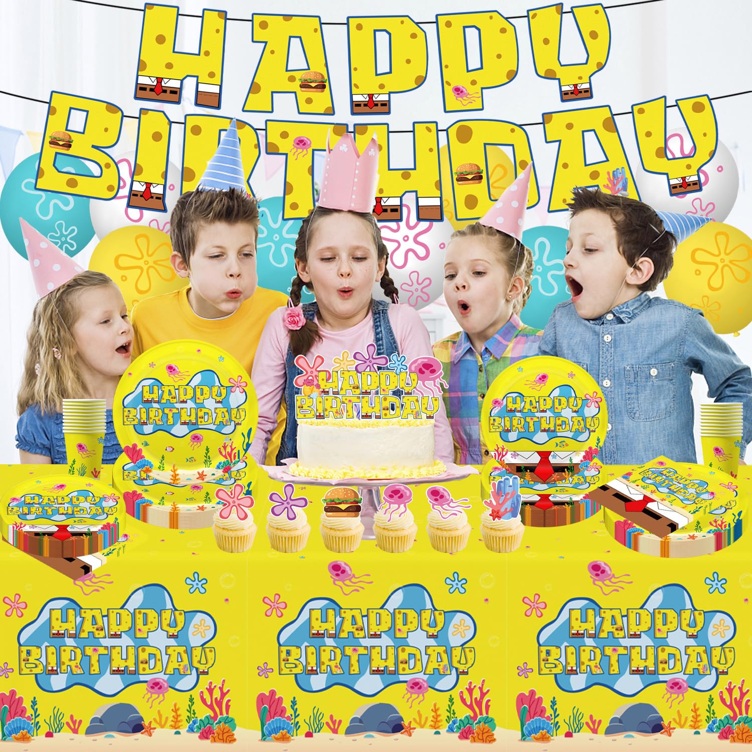 Cupcake toppers 12 count and a cake topper included