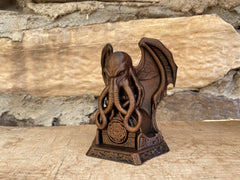 Tabletop RPG setup with Cthulhu Eldritch Horror Figurine