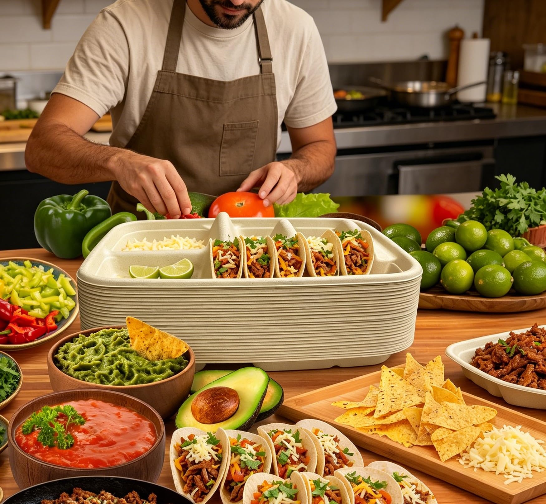 Taco Stand for Tuesday and bar serving set
