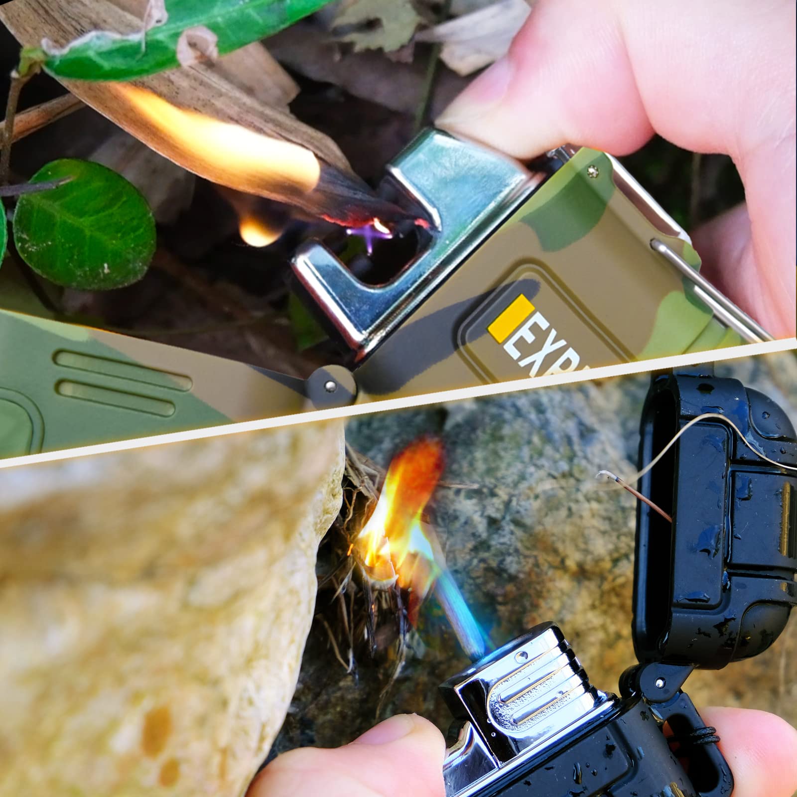 includes 2 lanyards for camping hiking and travel