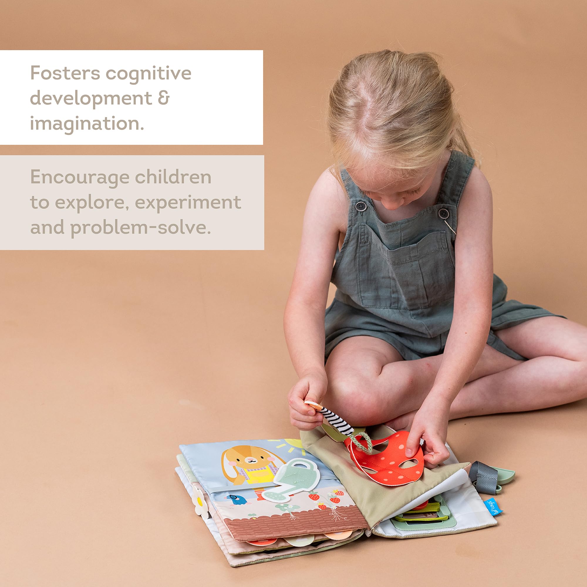 Parent child bonding with Taf Toys Busy Book