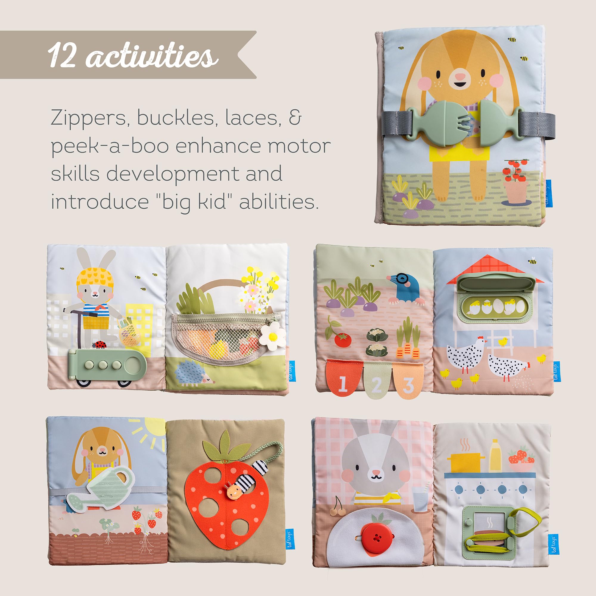 On-the-go learning tool for toddlers 18 months and up
