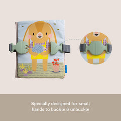 Montessori sensory activities in Taf Toys Busy Book