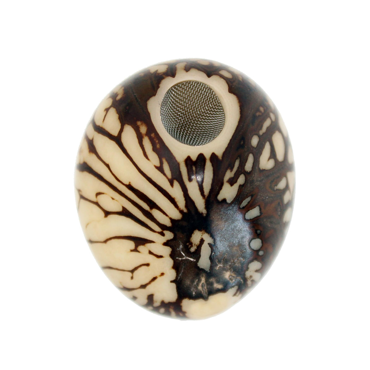 Tagua Pipe Handmade lightweight pipe made from vegetable ivory