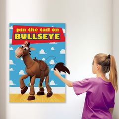 24 tail stickers for Pin The Tail on The Bullseye game