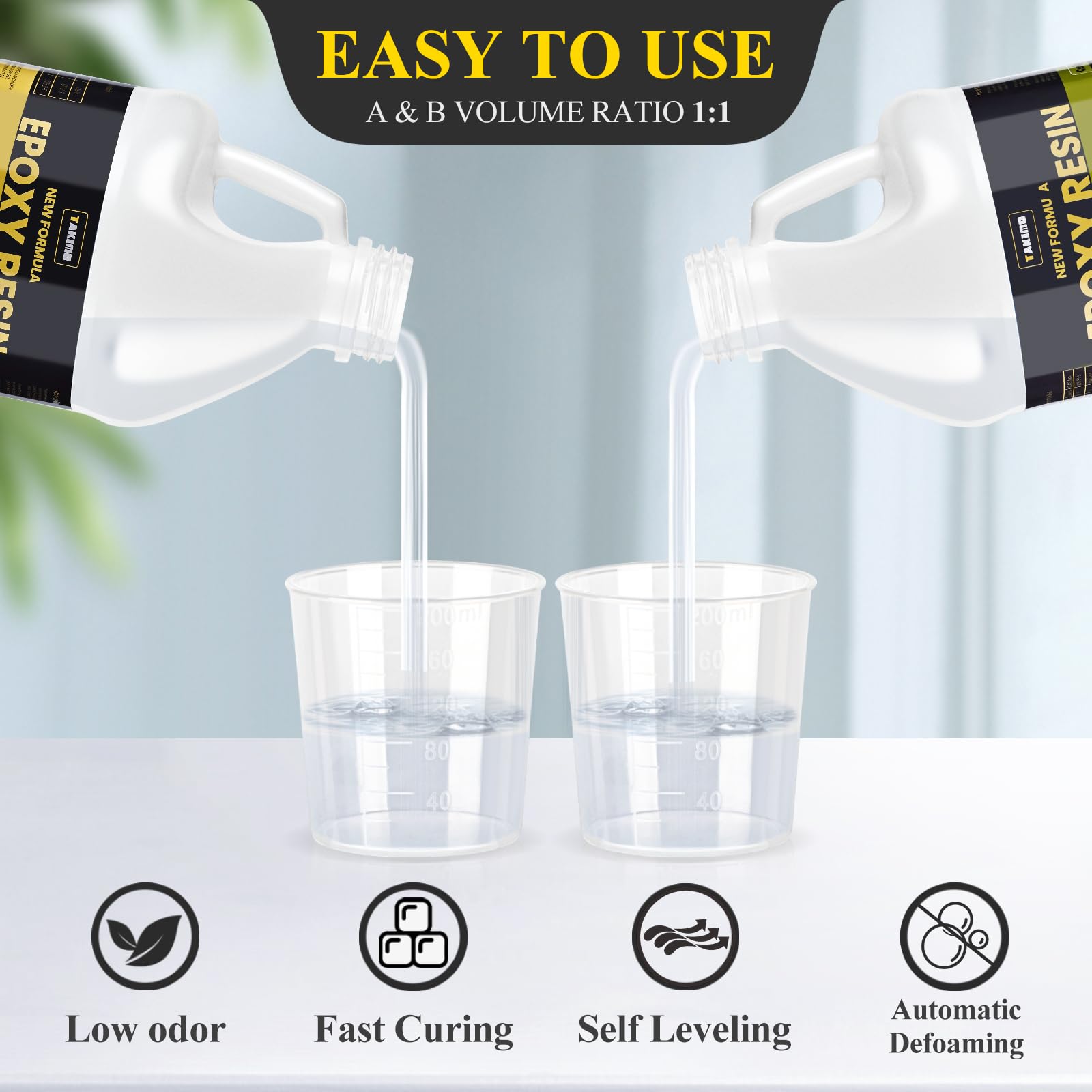 TAKIMO epoxy resin kit 1gal sizing