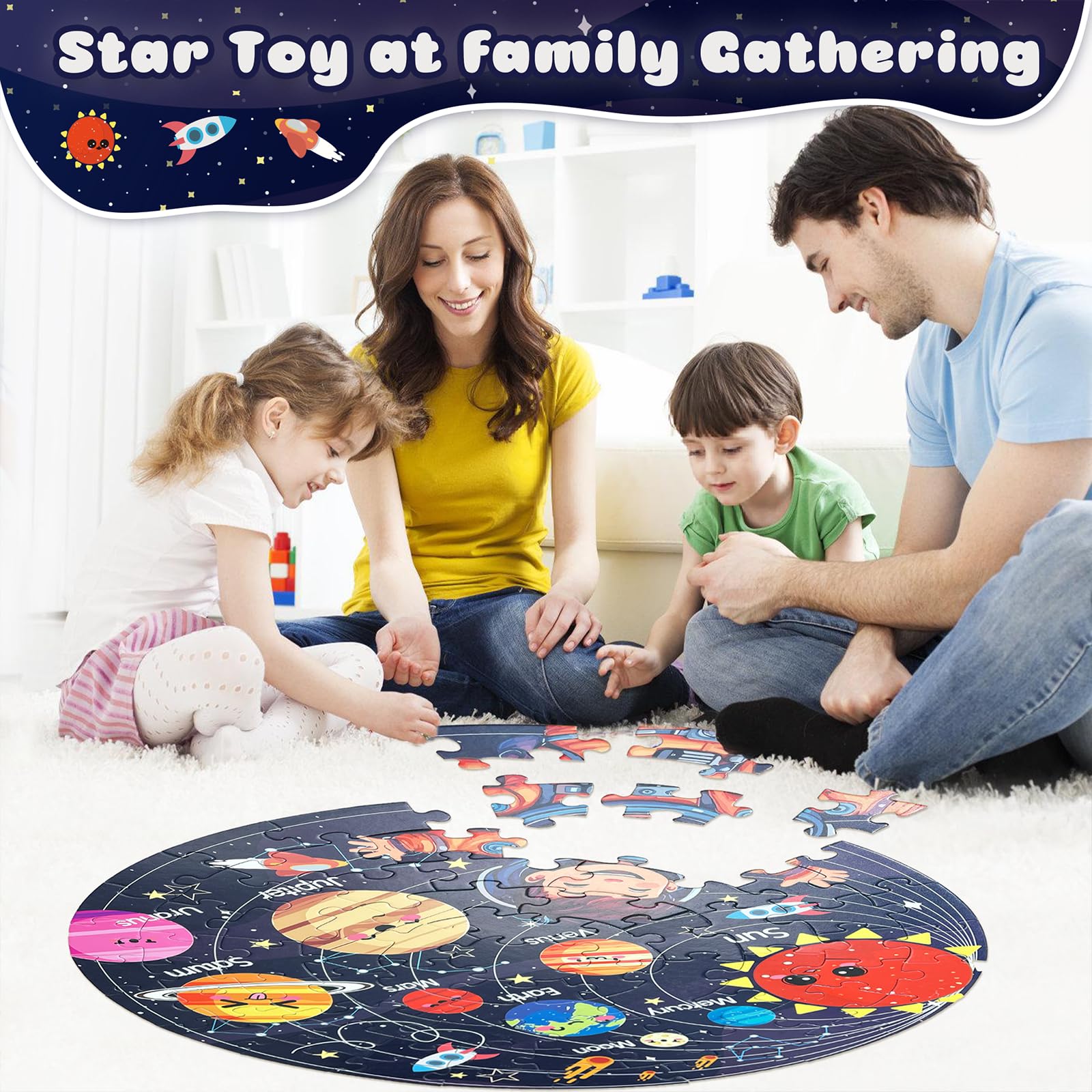 TALGIC family puzzle suitable for gatherings and learning