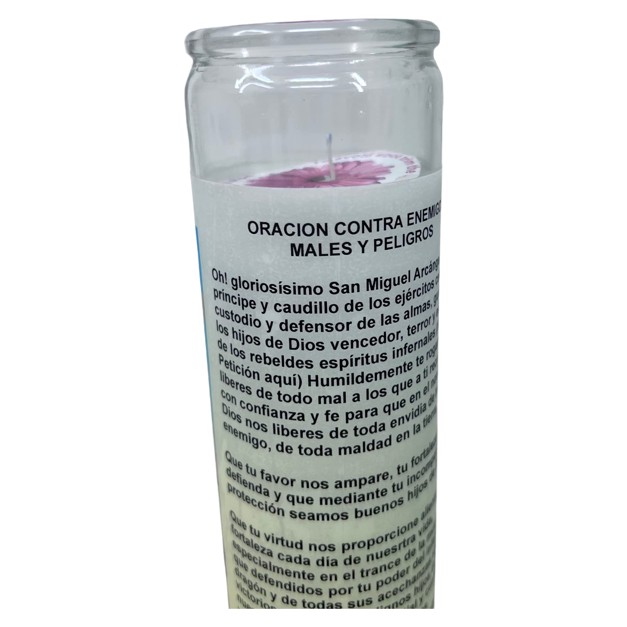 Oracion en reverso español en veladora