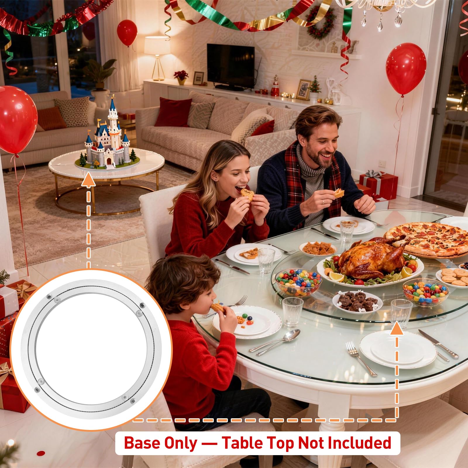 Lazy susan parts set for DIY installation TamBee