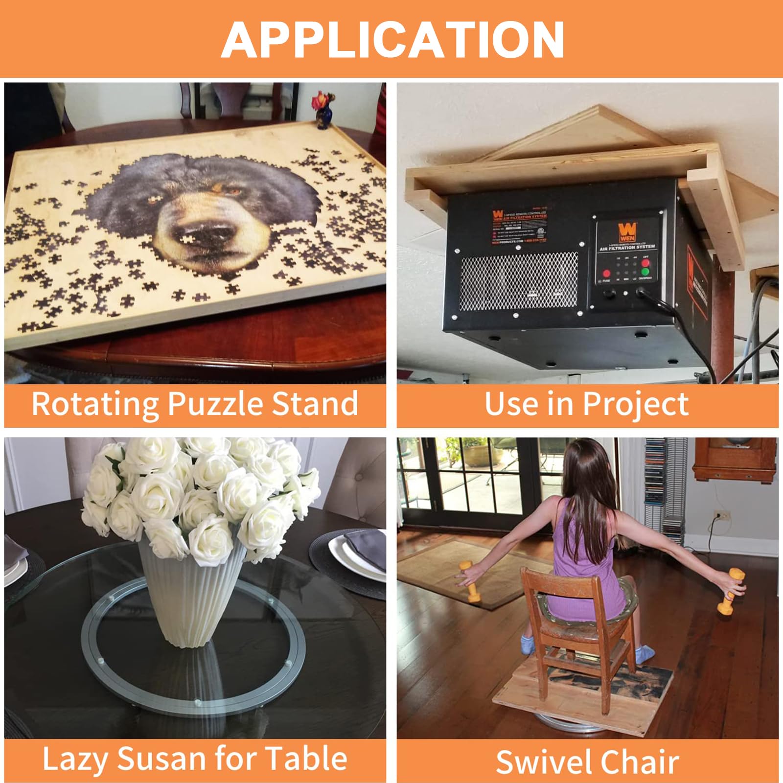 Turntable mechanism for kitchen dining room use by TamBee