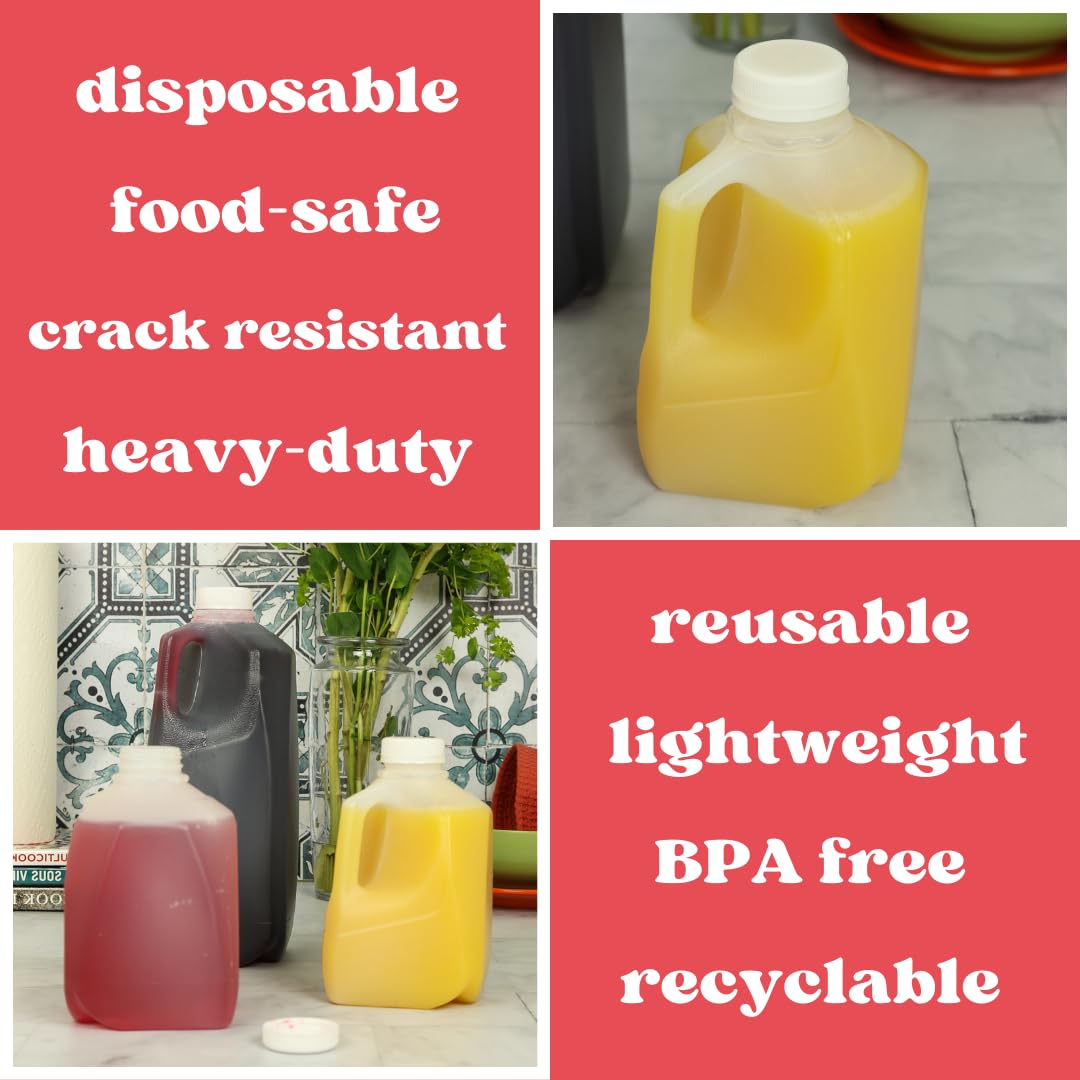 Tamper-evident white lids for 32 oz jugs